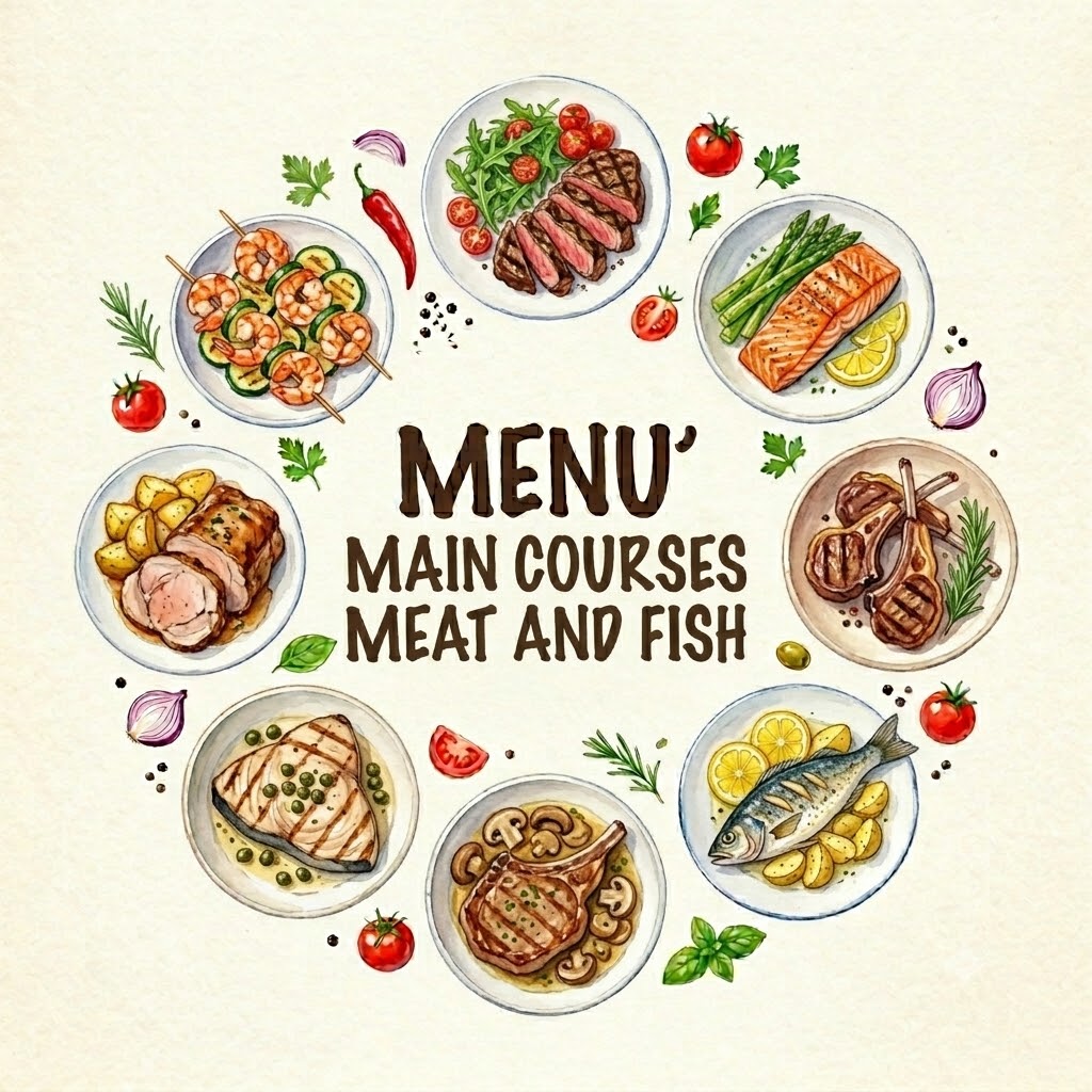 Image of category MAIN COURSES OF MEAT AND FISH