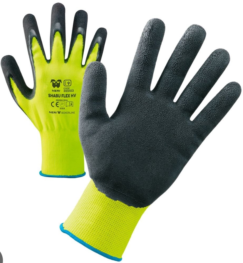 Image of product BLACK SHABU FLEX GLOVES SIZE 9