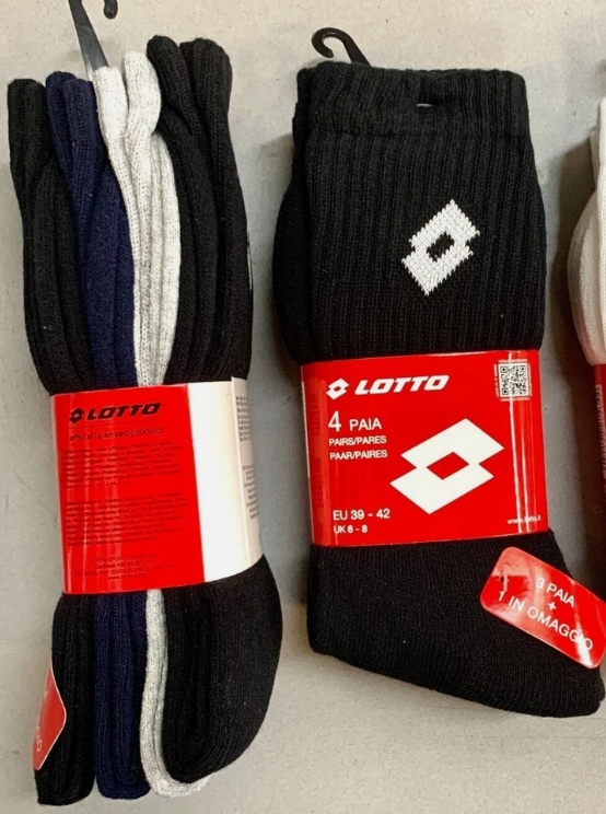 Image of product SOCKS LOT OF 4 PAIRS 39-42