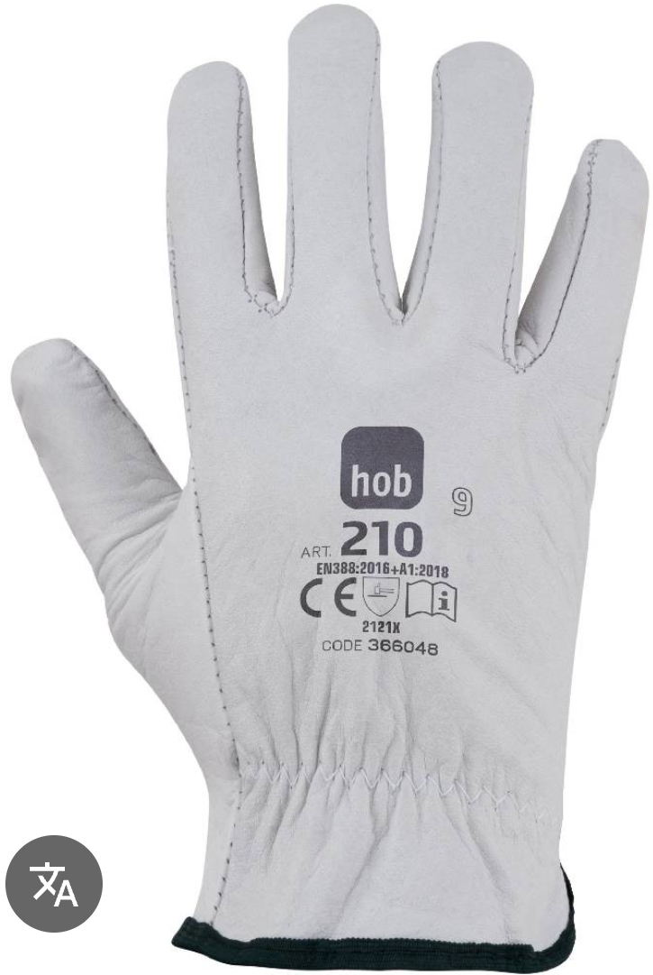 Image of product BOVI LEATHER GLOVES SIZE 9