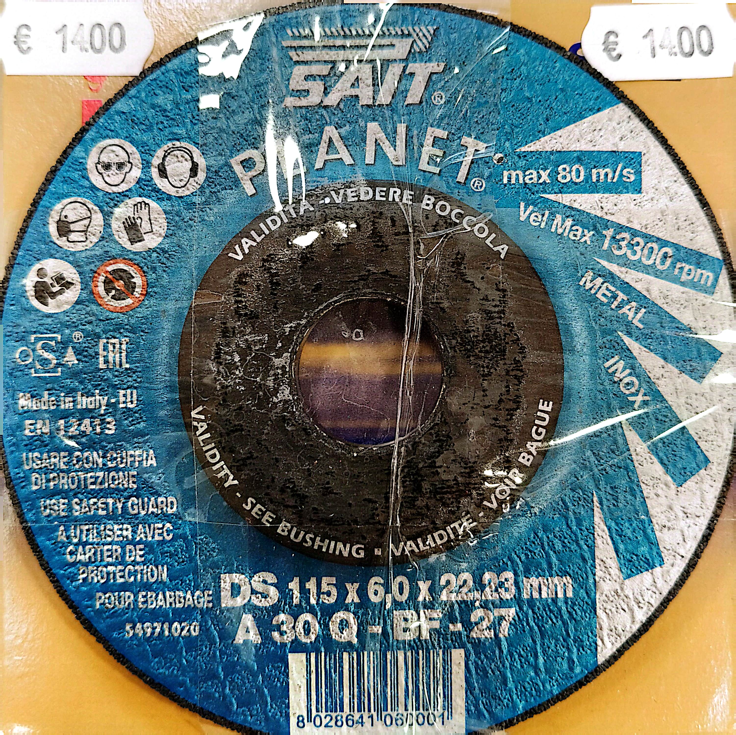 Image of product SAIT DISC FOR DEBURRING BOX OF 5 PIECES