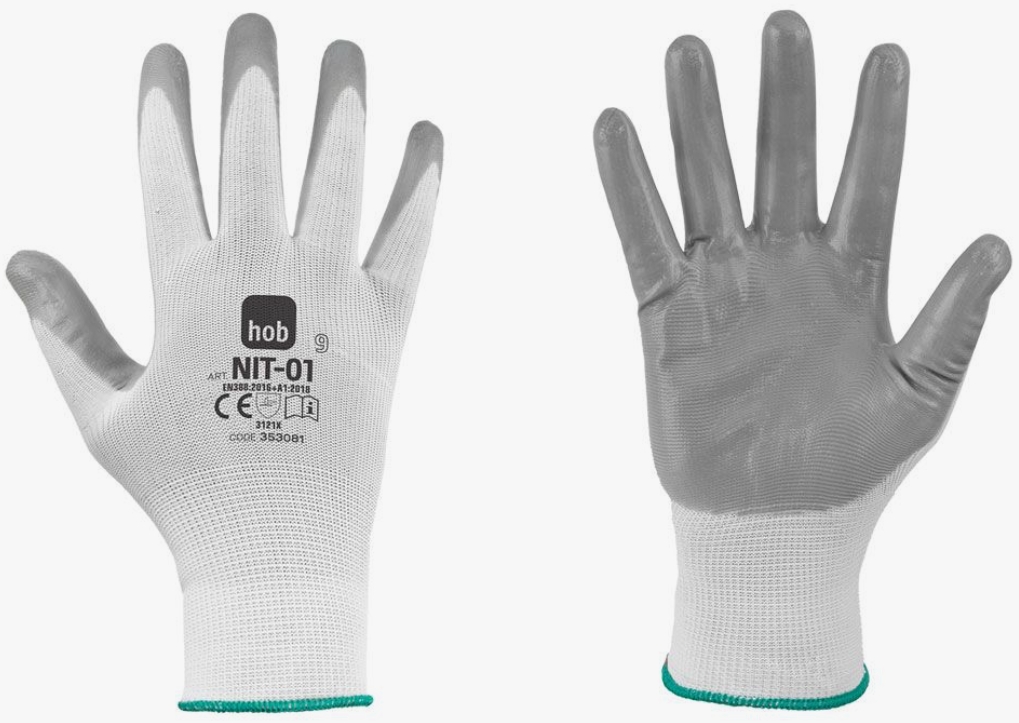 Image of product NITRILE/POLYESTER GLOVES SIZE 9NITRILE/POLYESTER GLOVES SIZE 9