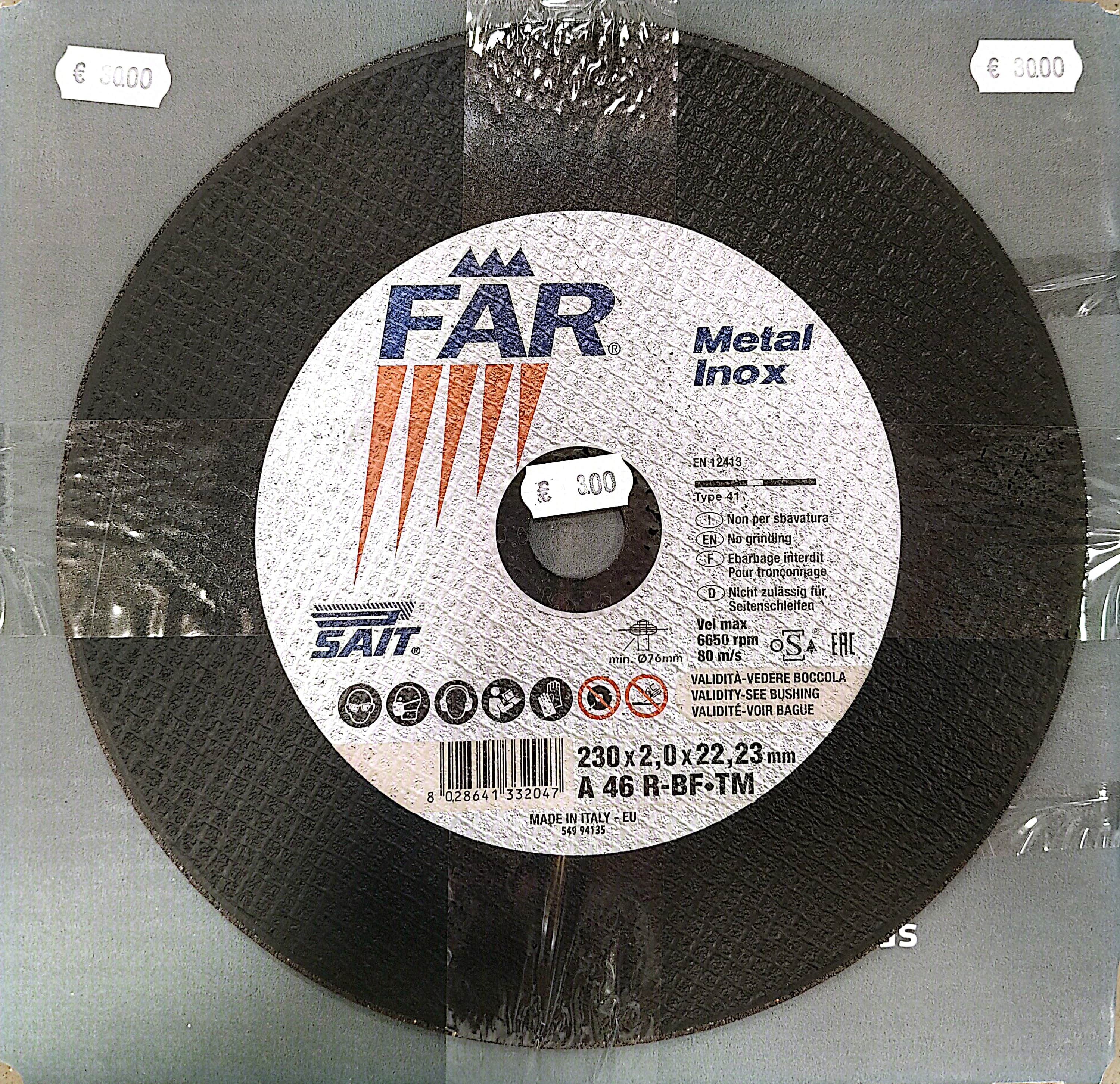 Image of product SAIT LARGE CUTTING DISC BOX 10 PIECES