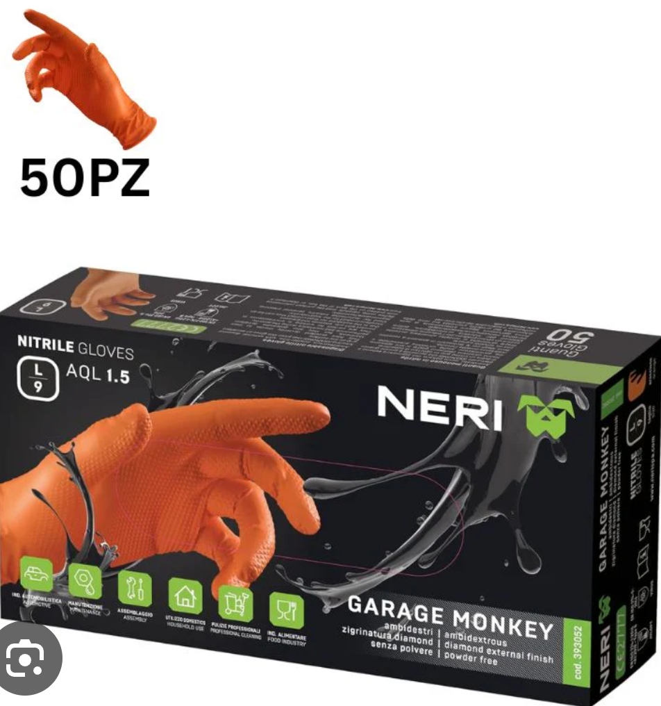 Image of product NITRILE GLOVES SIZE L/9 PCS 50
